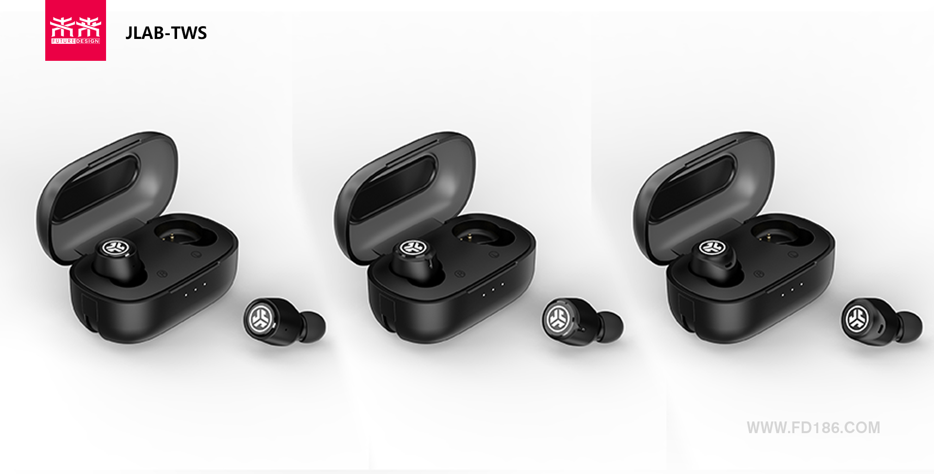 深圳工业设计公司未来设计案例-JLAB运动蓝牙TWS耳机