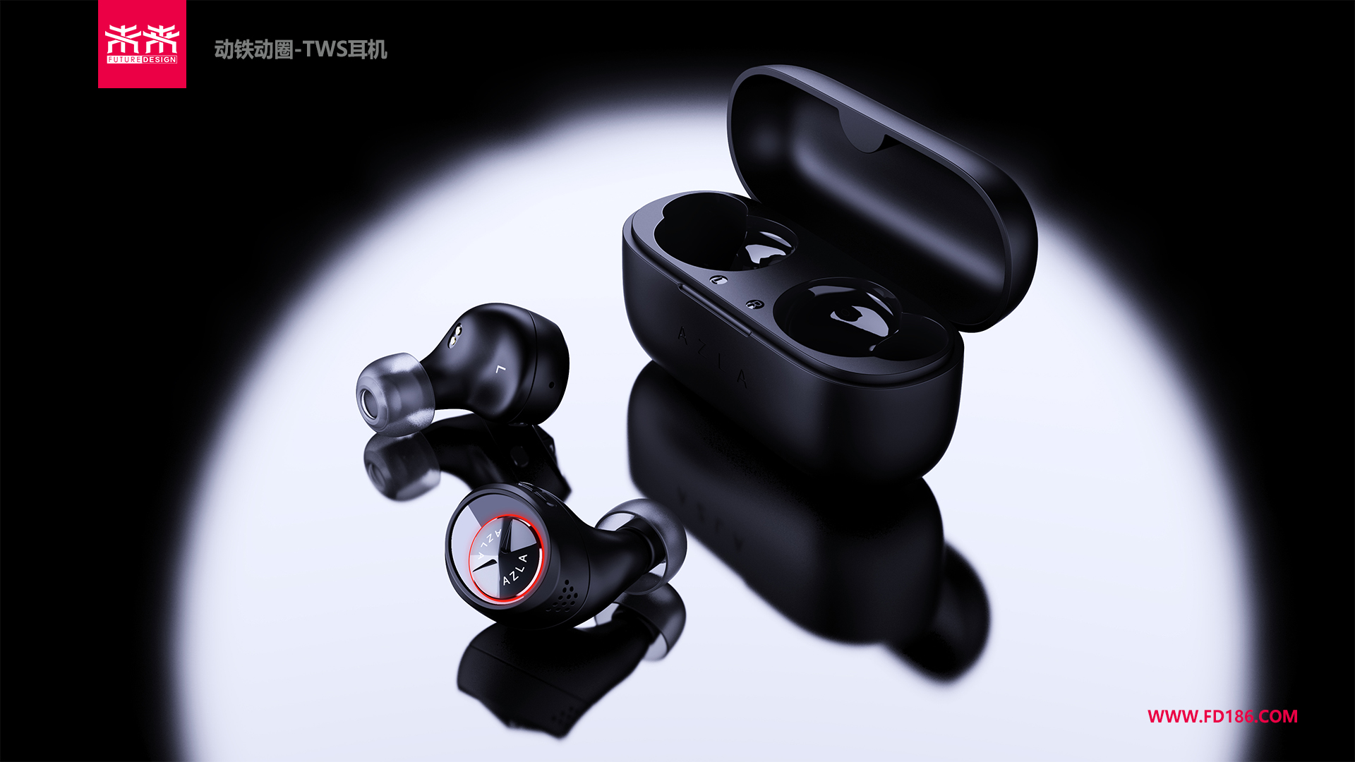 蓝牙耳机设计-双动铁动圈蓝牙TWS耳机