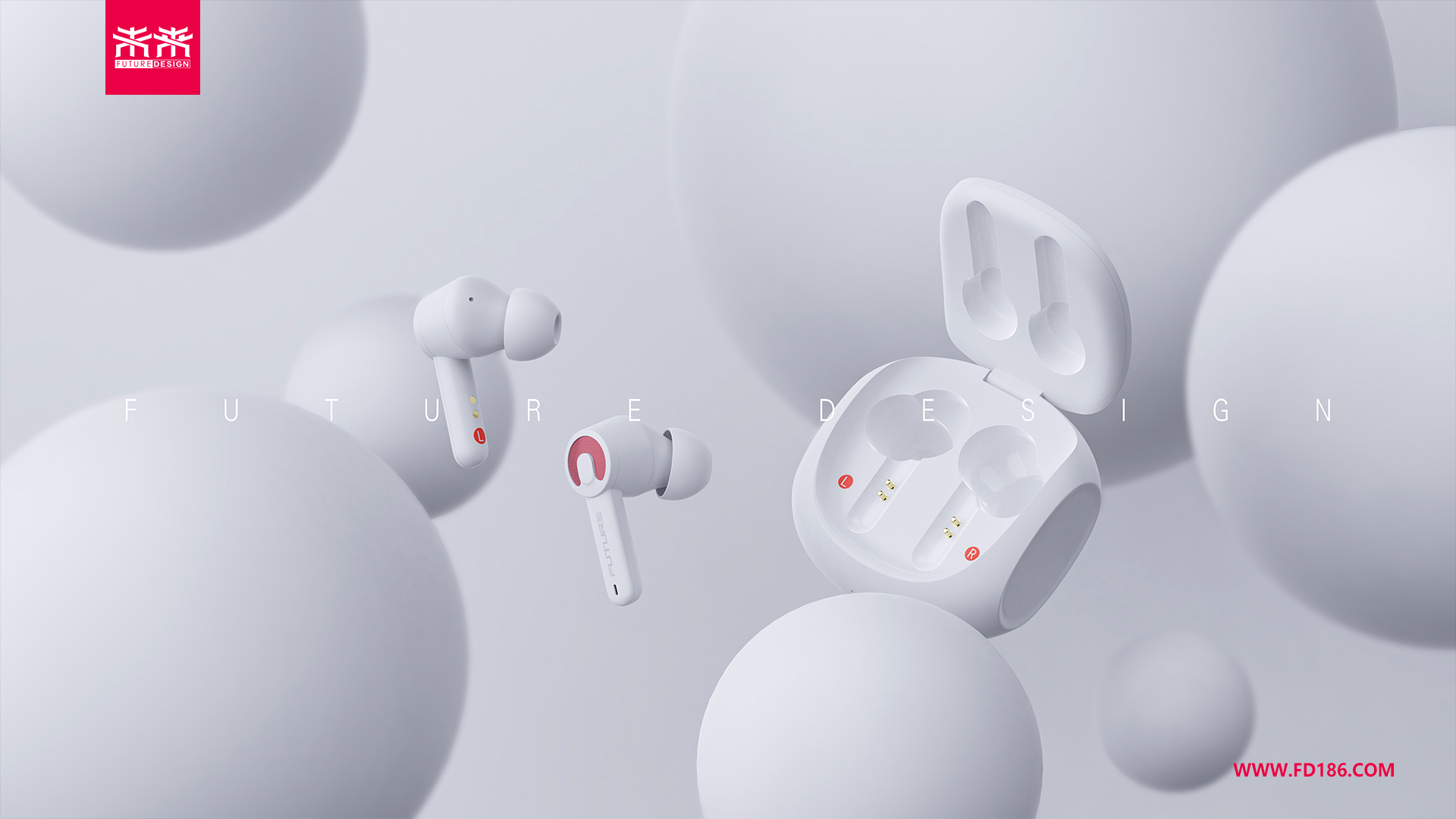 深圳工业设计公司未来设计案例-TWS蓝牙耳机