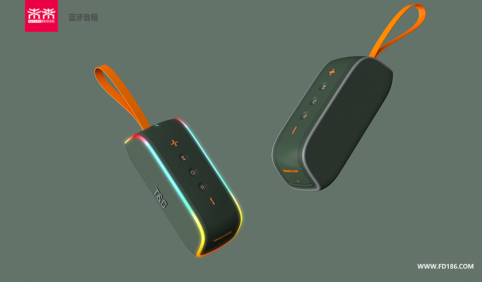 深圳工业设计公司蓝牙耳机设计案例-蓝牙音箱